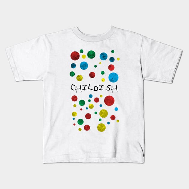 Childish Twister Kids T-Shirt by OvercomingTheOdds